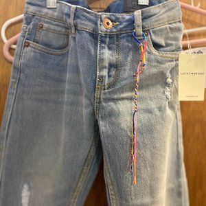 Lucky Brand Girl's size 8 straight leg jeans NWT